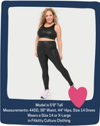 Metallic Cheetah Active Legging