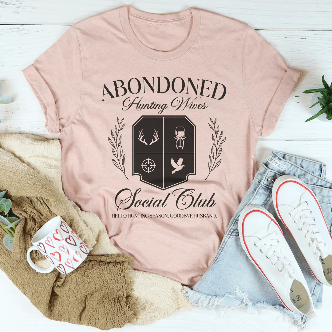 Abandoned Hunting Wife Social Club Tee