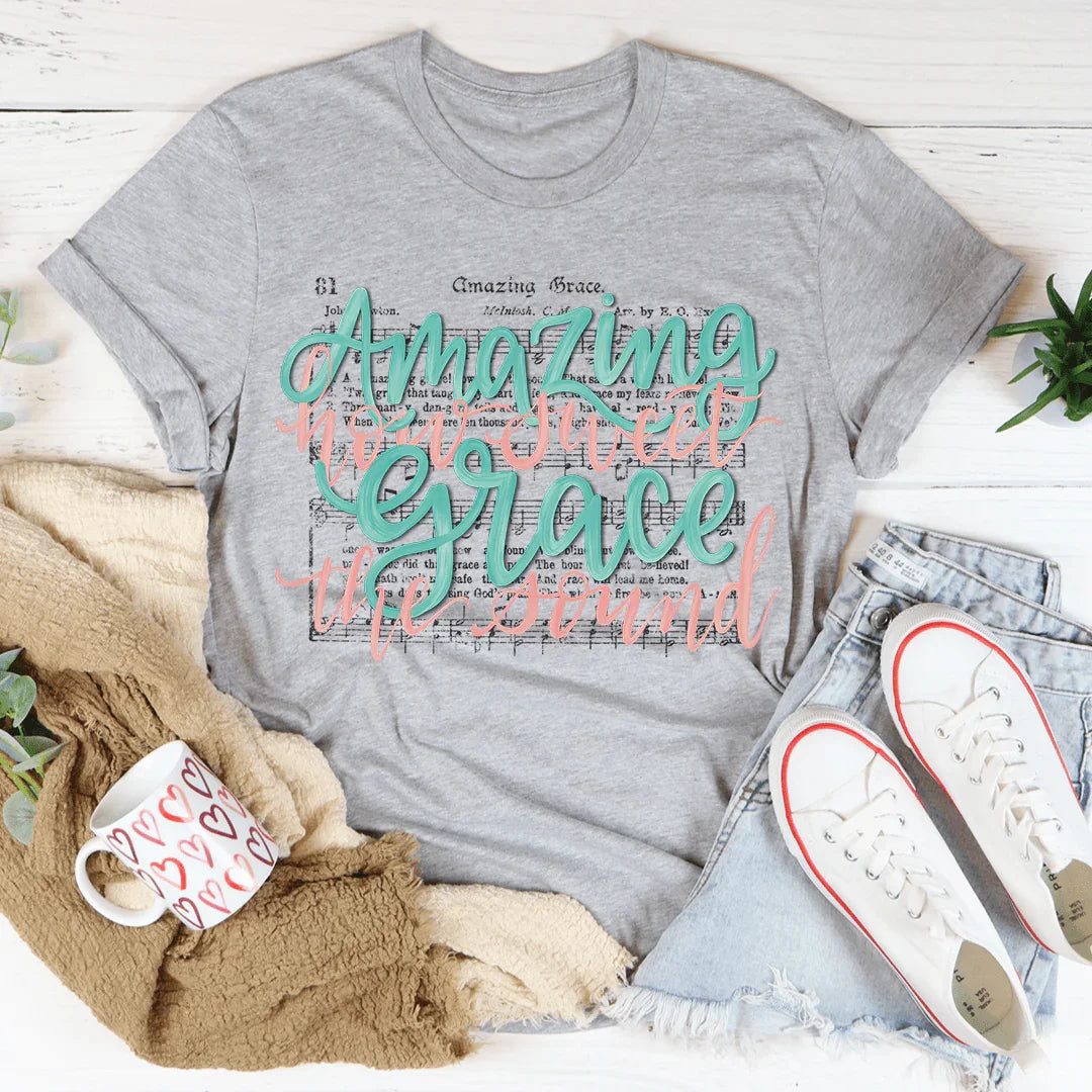 Amazing Grace Song Tee
