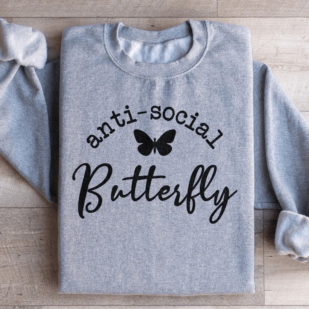 Anti Social Butterfly Sweatshirt