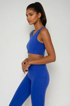Breathe Easy Cut-Out Back Sports Bra – Lycra® Blend