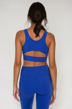 Breathe Easy Cut-Out Back Sports Bra – Lycra® Blend