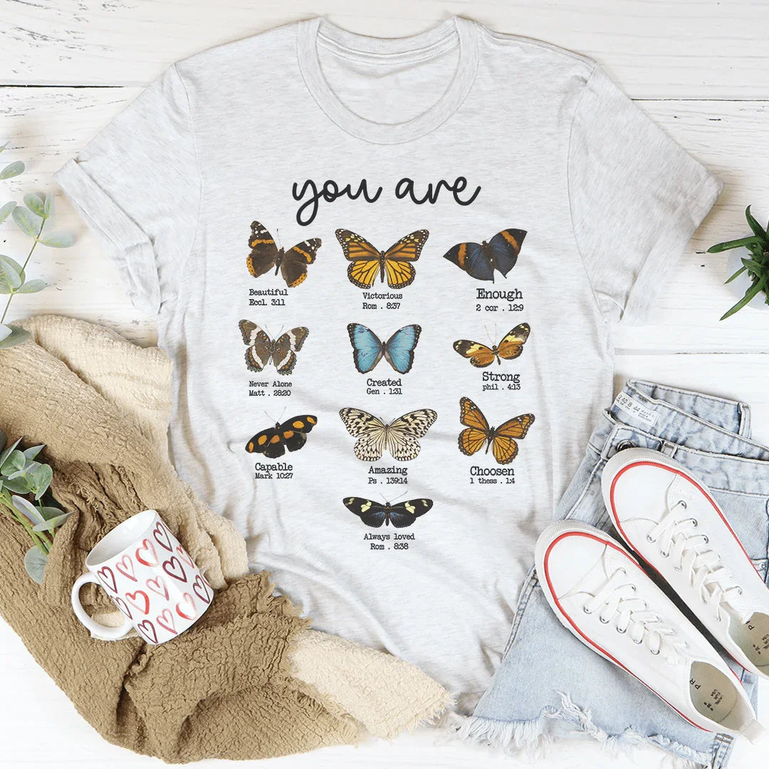 Bible Verses Butterflies Tee