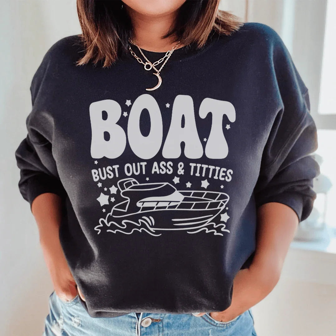 Boat Bust Out Ass Tee