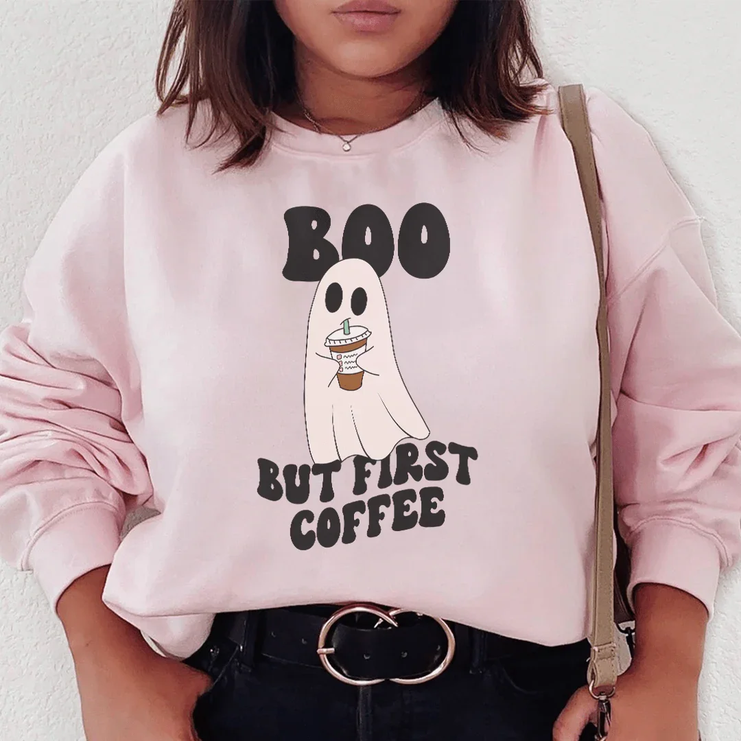 Boo But First Coffee Sweatshirt