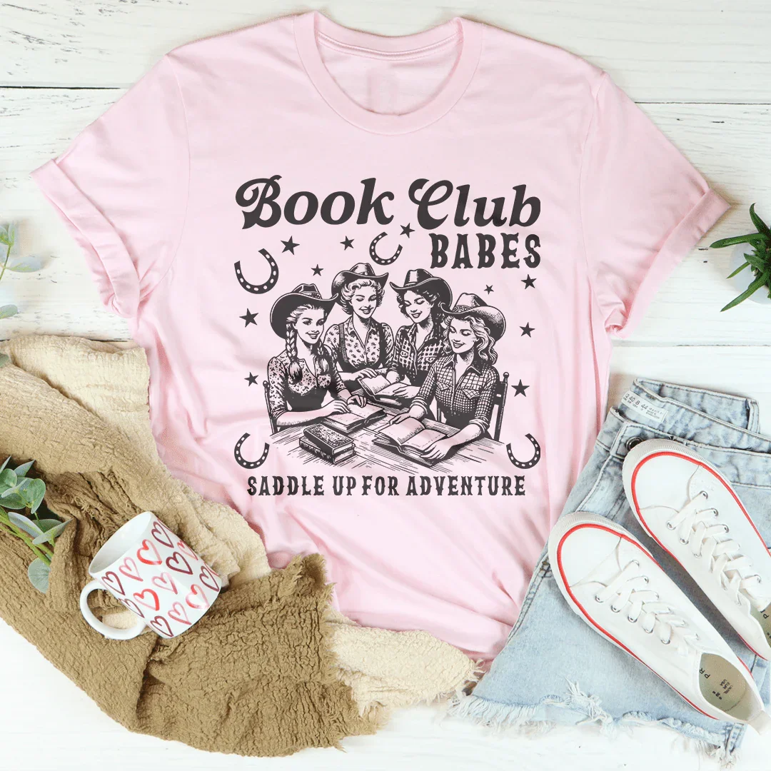 Book Club Babes Saddle Up For Adventure Tee