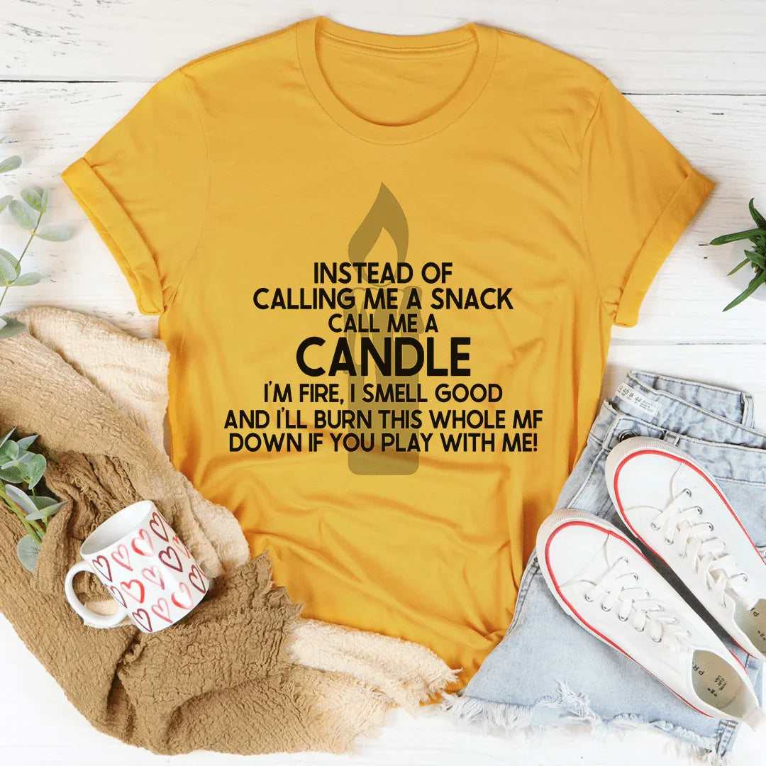 Call Me Candle Tee