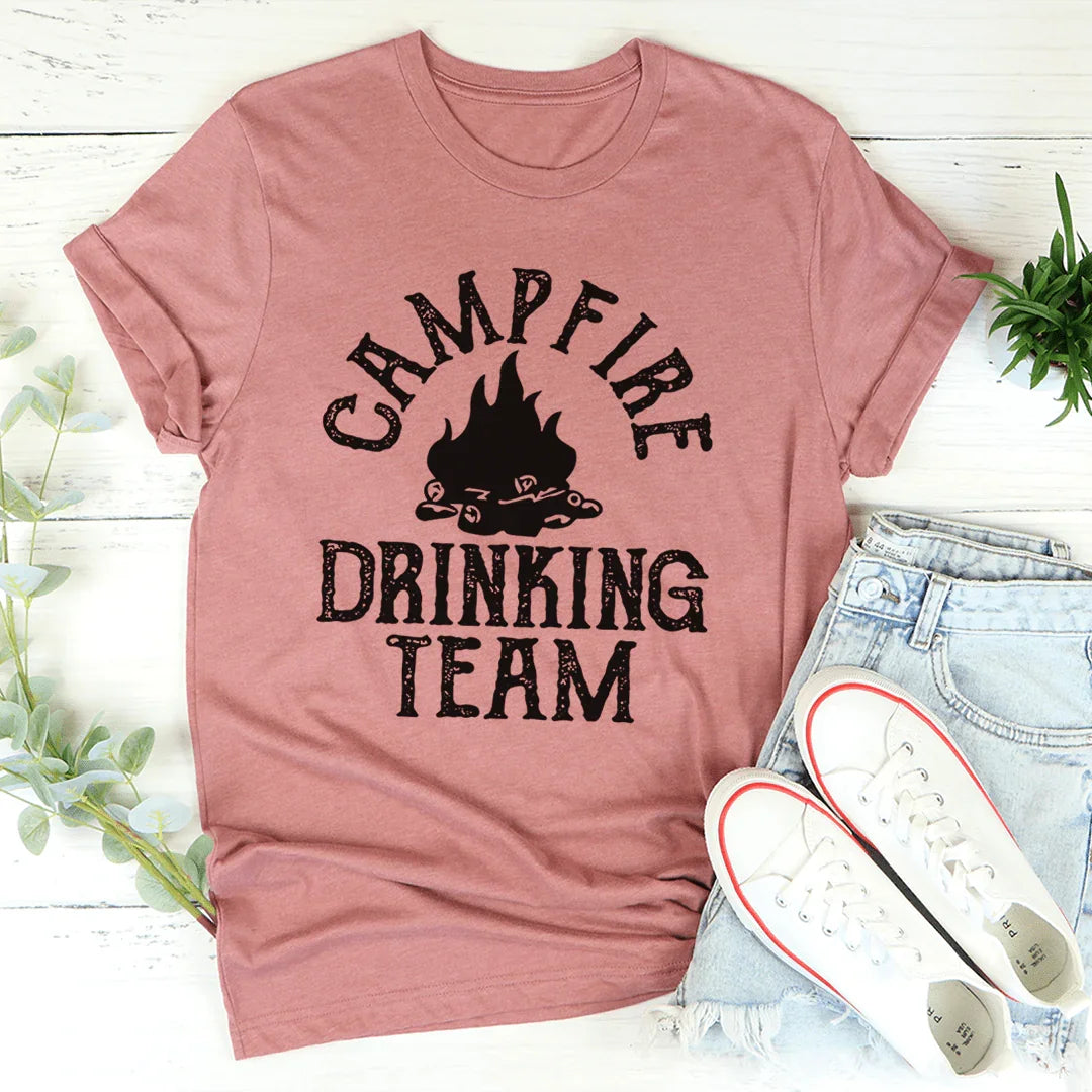 Campfire Drinking Team Tee