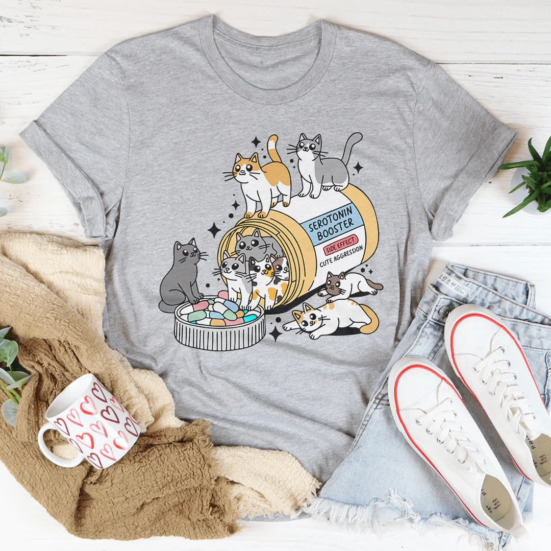 Cats Happy Pills Tee