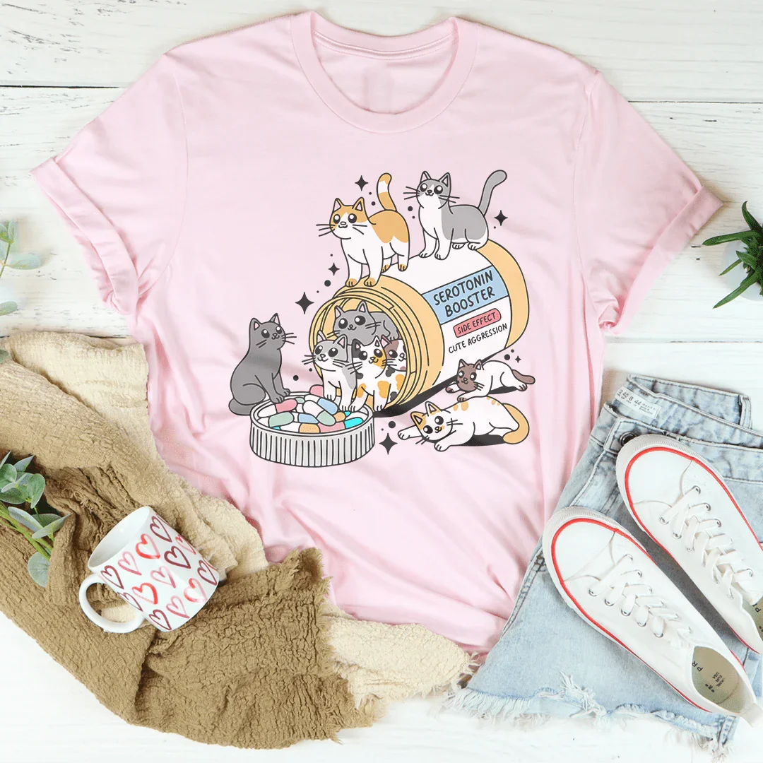 Cats Happy Pills Tee