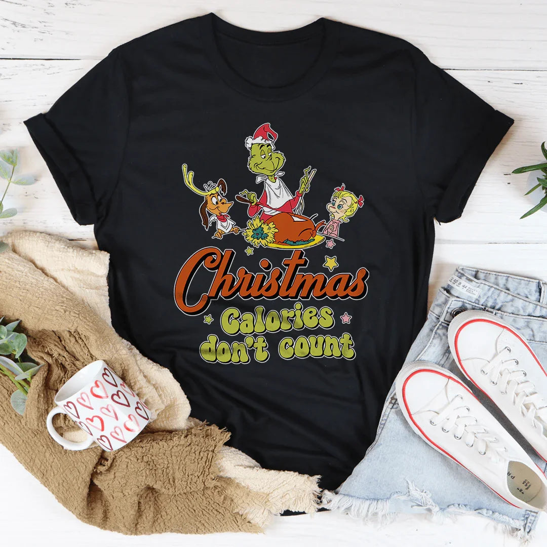 Christmas Calories Don't Count Tee