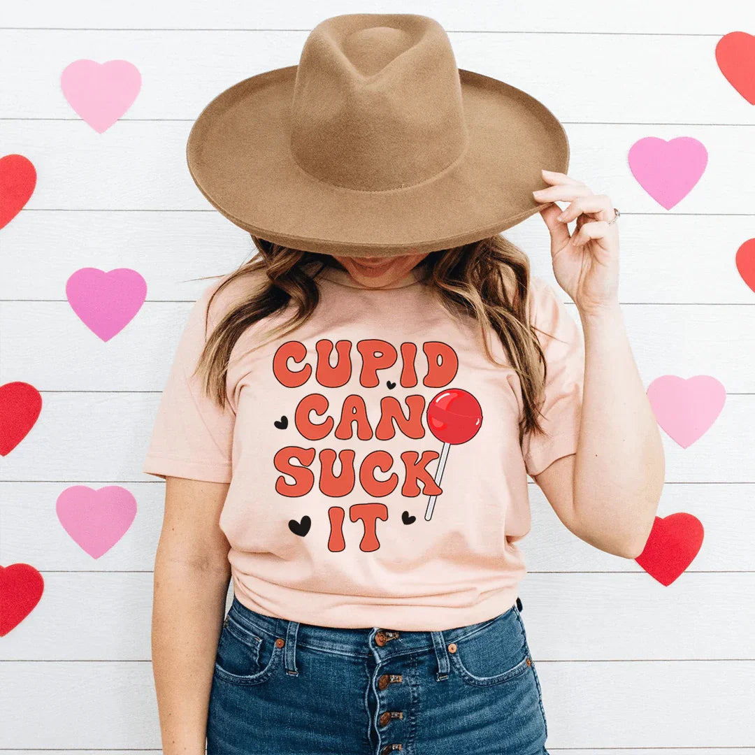 Cupid Can Suck It Tee