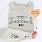 Custom Baseball Mom Sweatshirt