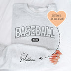 Custom Baseball Mom Sweatshirt