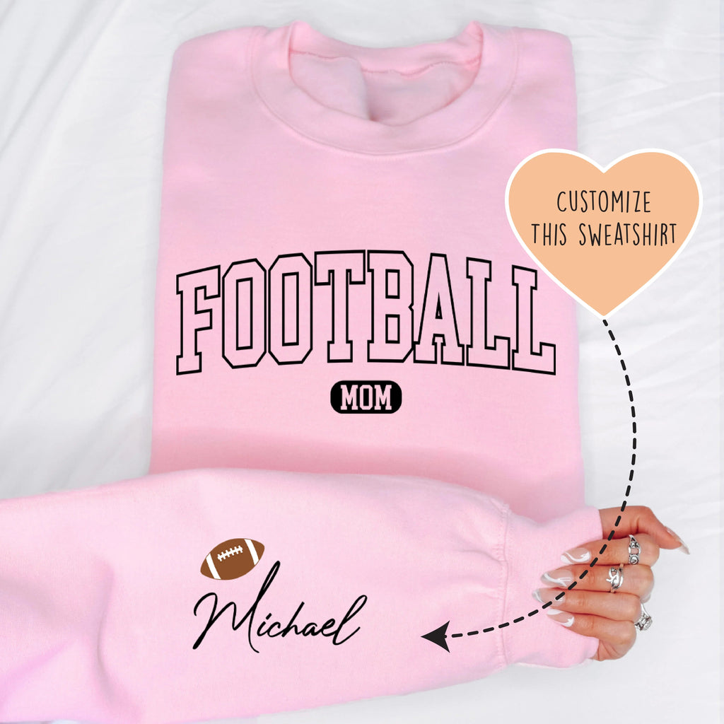 Custom Football Mom Sweatshirt