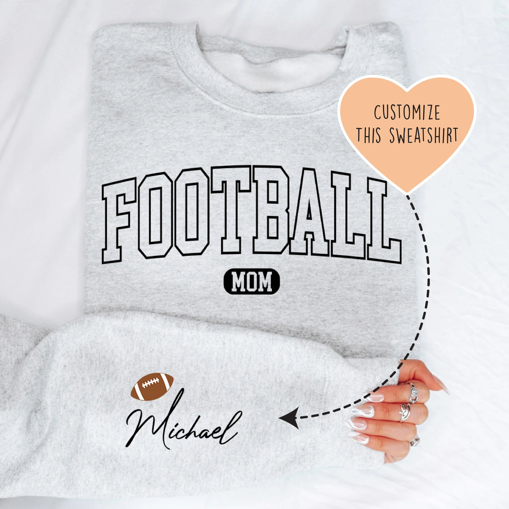 Custom Football Mom Sweatshirt