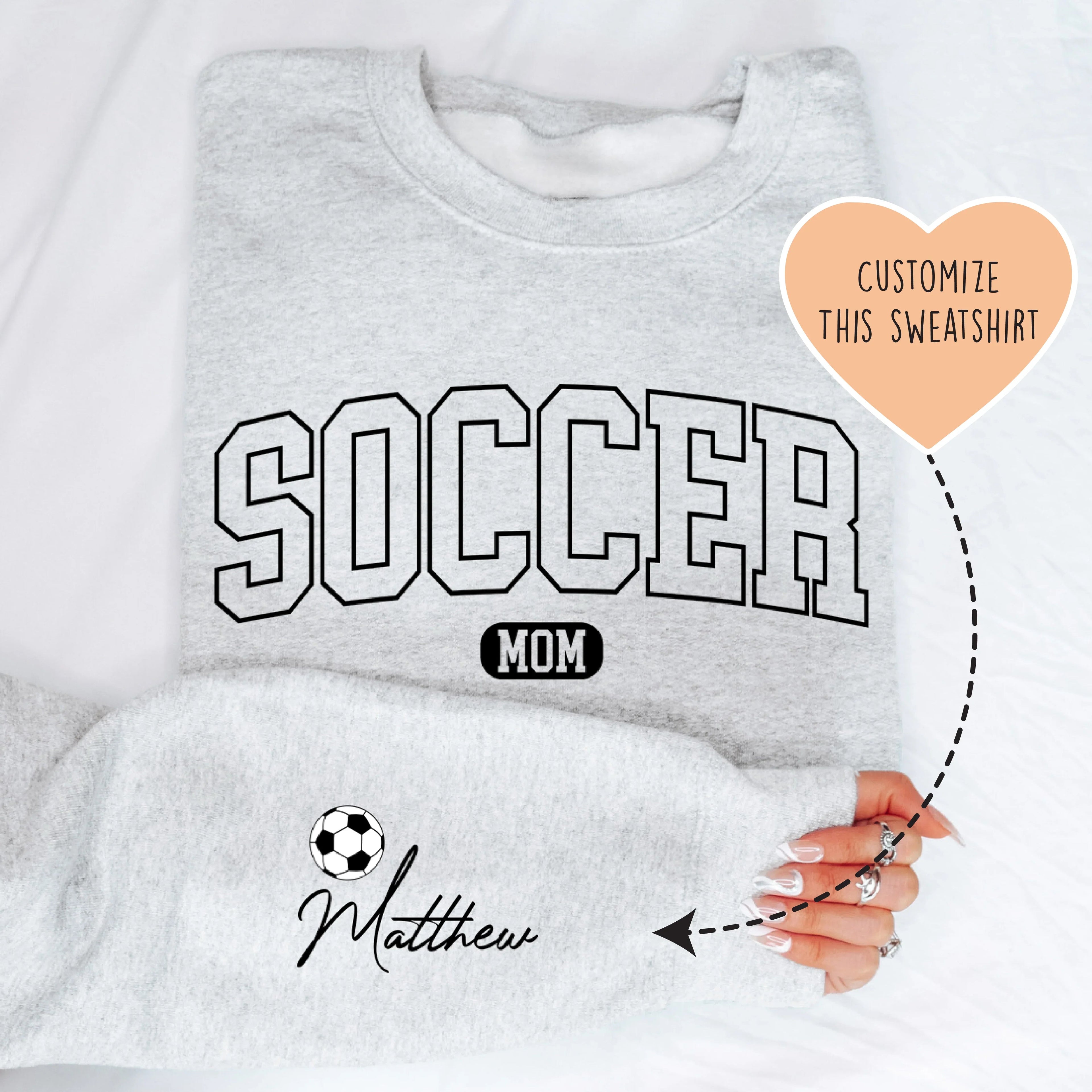 Custom Soccer Mom Sweatshirt