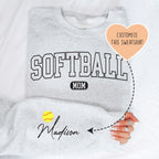 Custom Softball Mom Sweatshirt