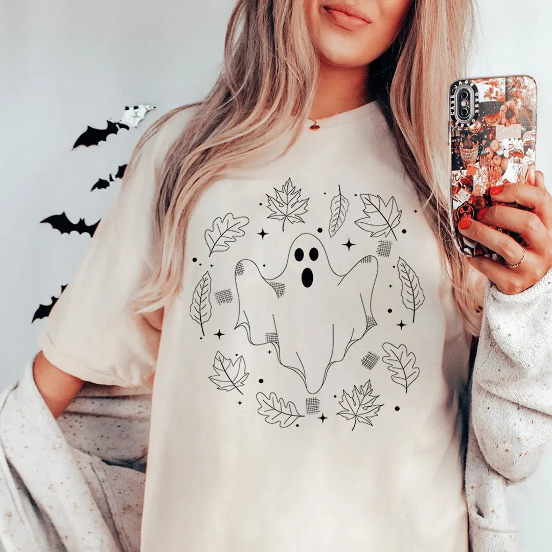 Cute Fall Ghost Tee