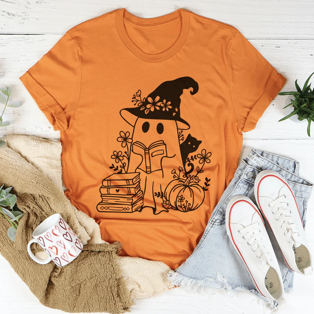 Cute Witch Ghost Tee
