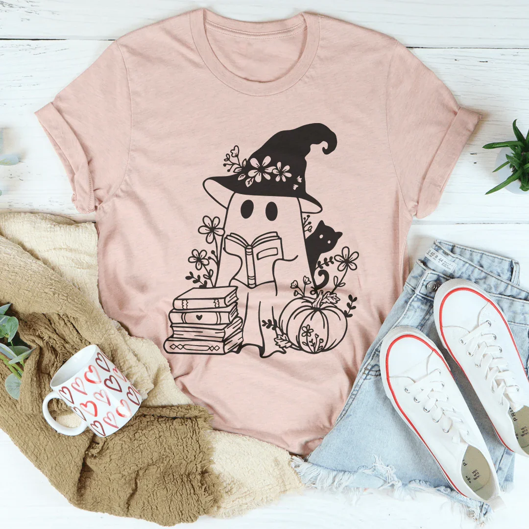 Cute Witch Ghost Tee