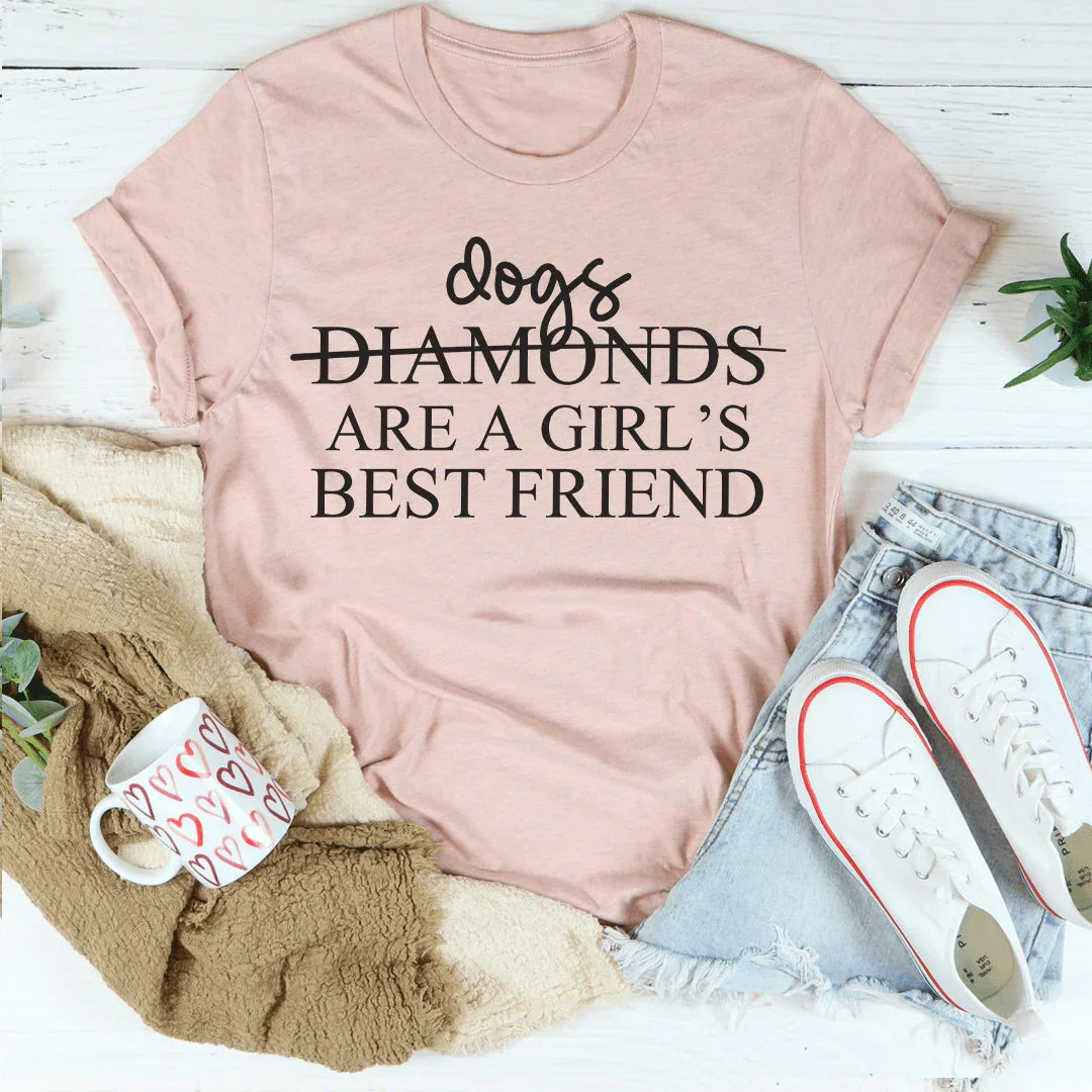 Dogs Are A Girl's Best Friend Tee