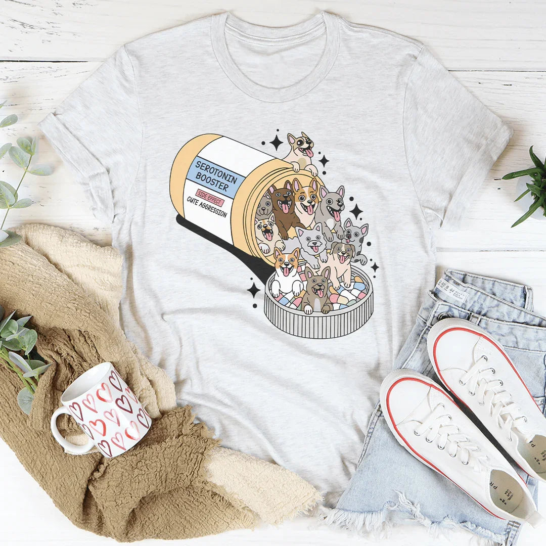 Dogs Happy Pills Tee