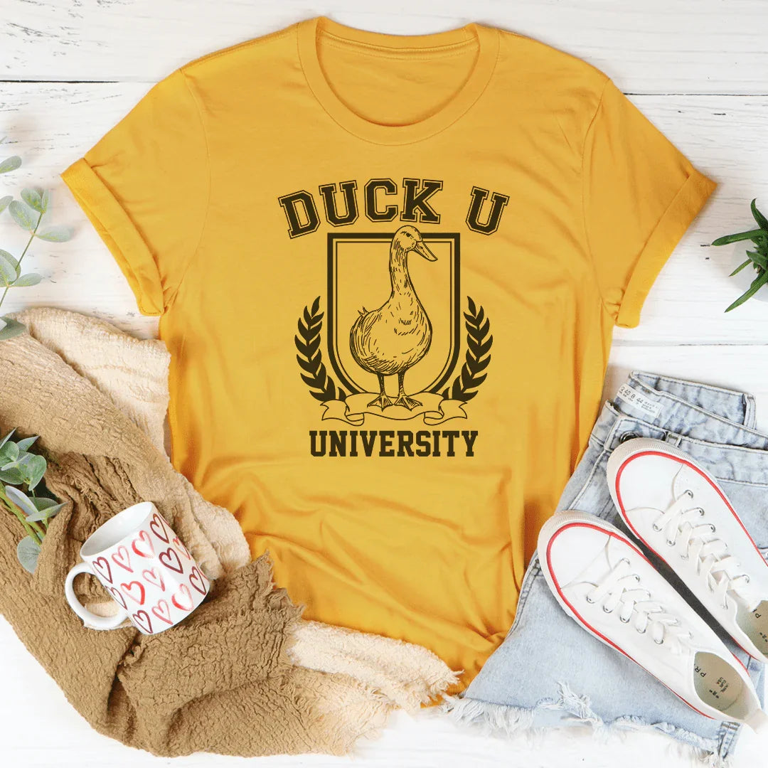 Duck U University Tee