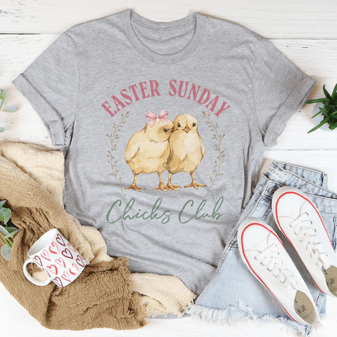 Easter Sunday Chicks Club Tee