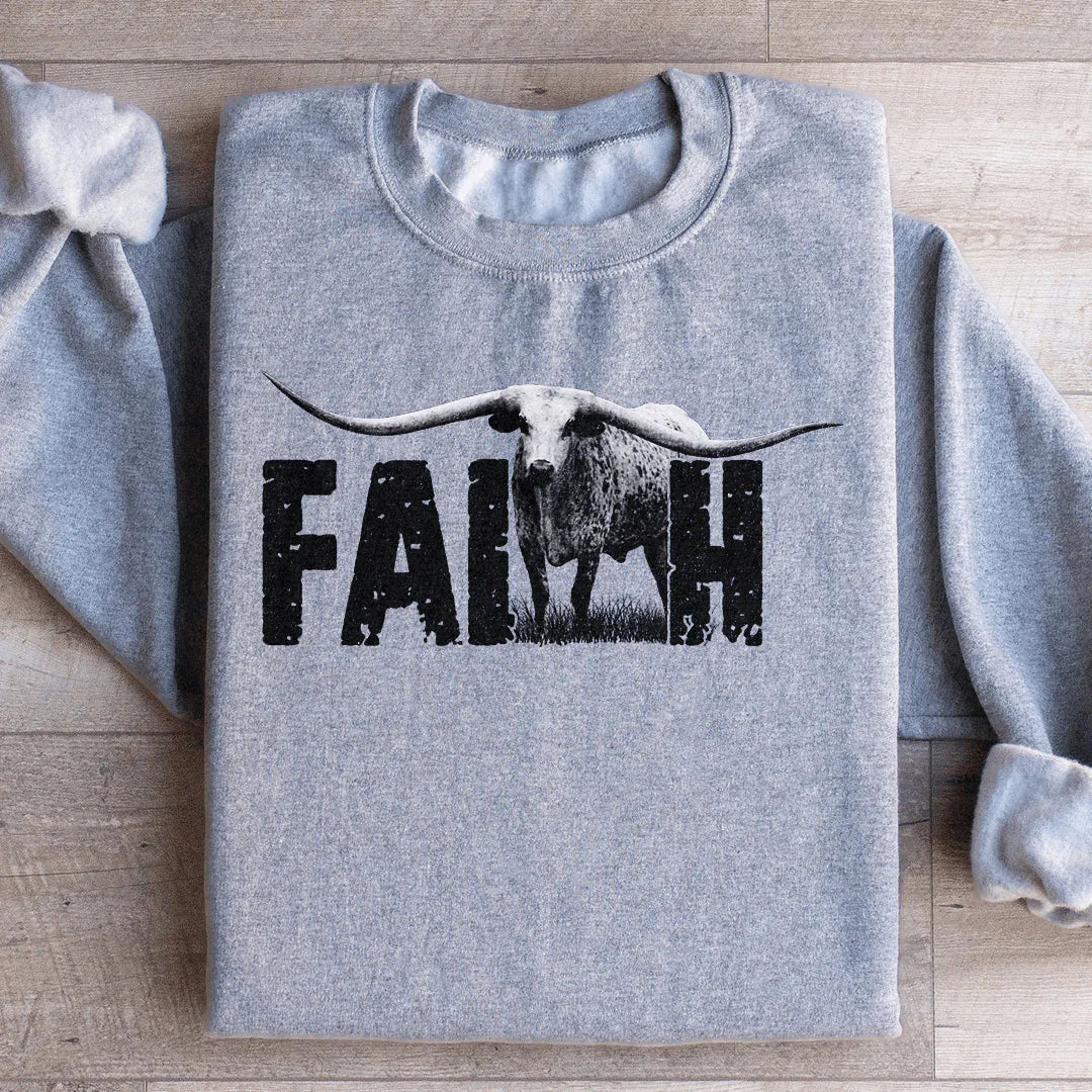 Faith Western Sweatshirt