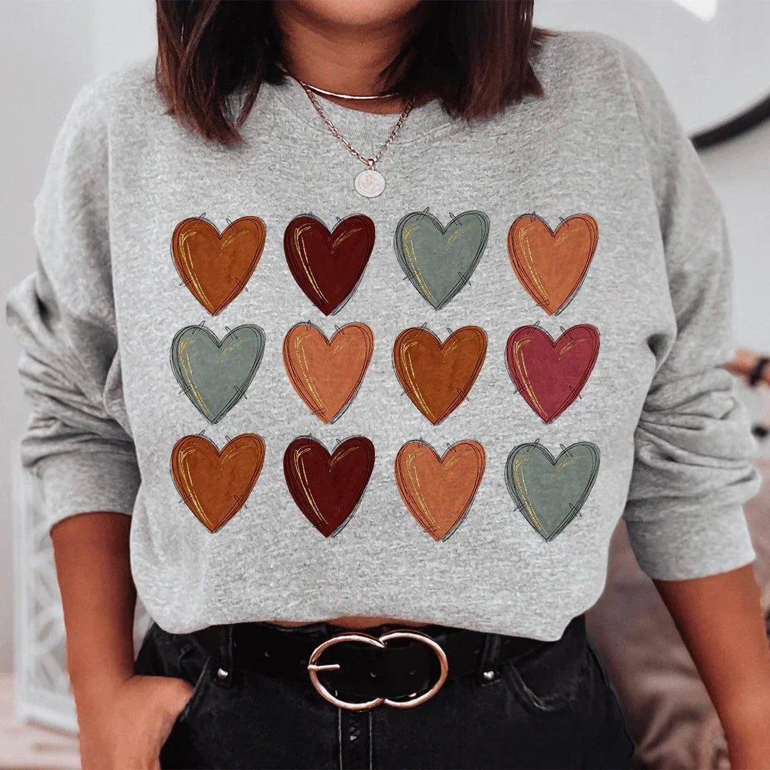 Fall Hearts Sweatshirt