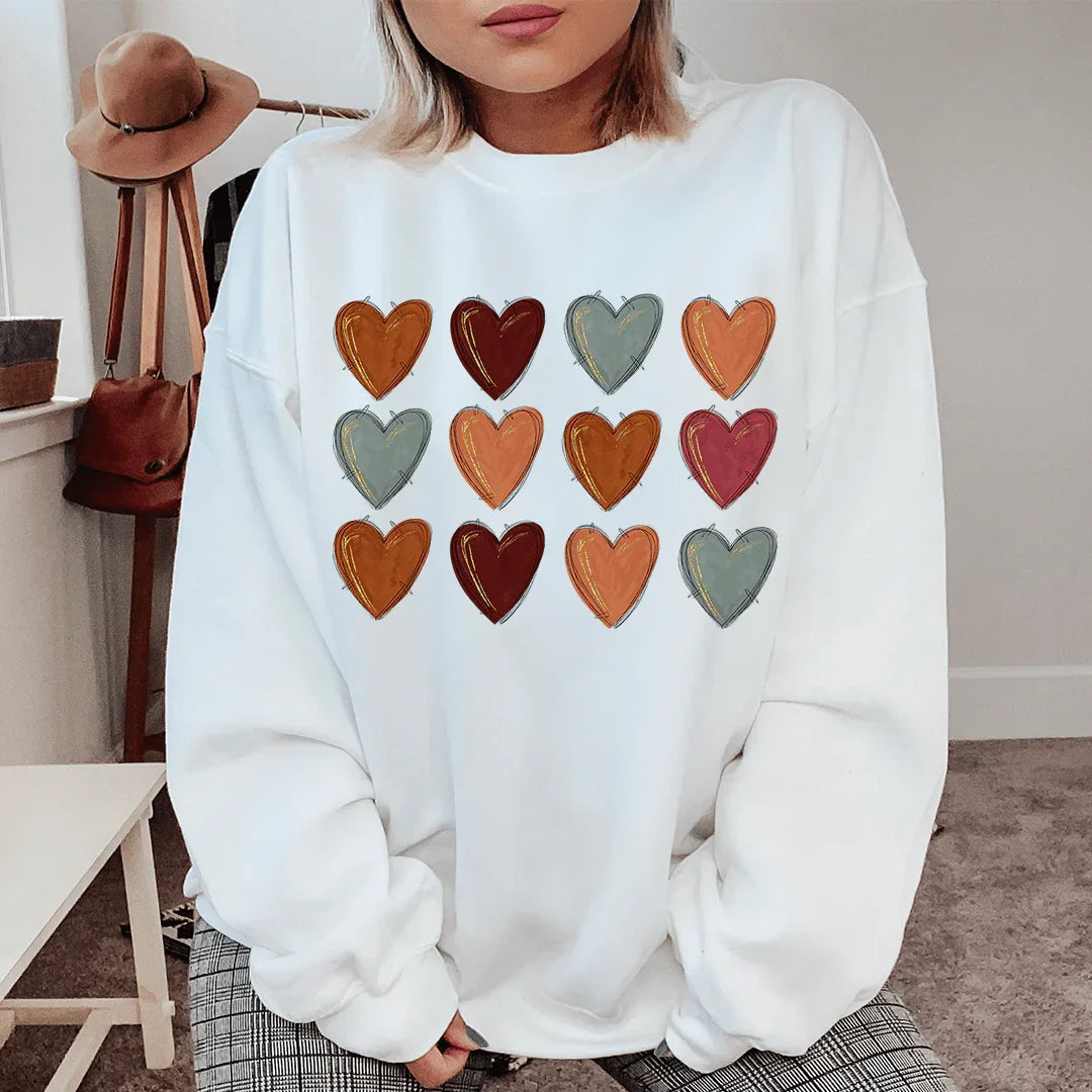 Fall Hearts Sweatshirt