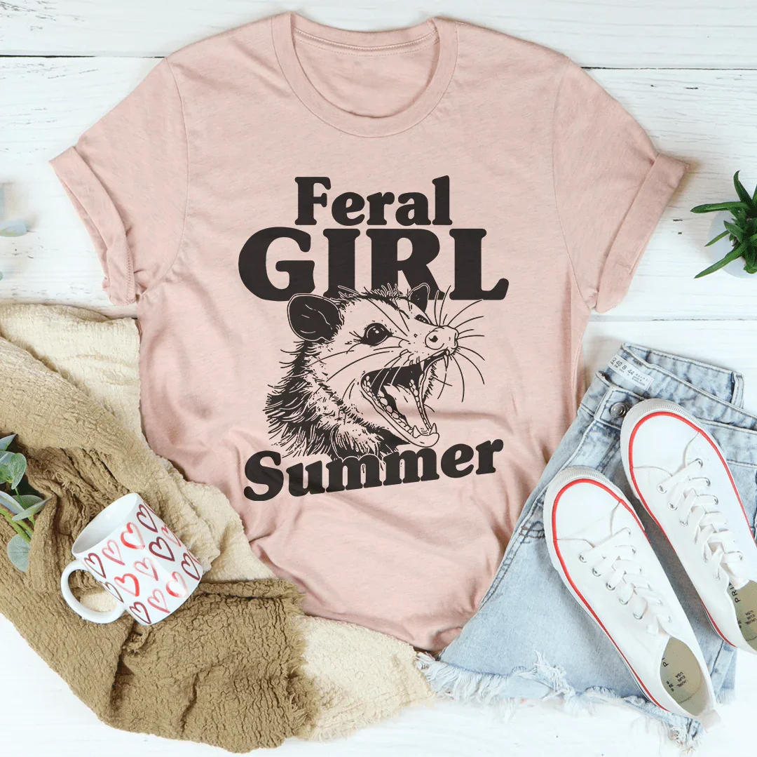 Feral Girl Summer Possum Tee