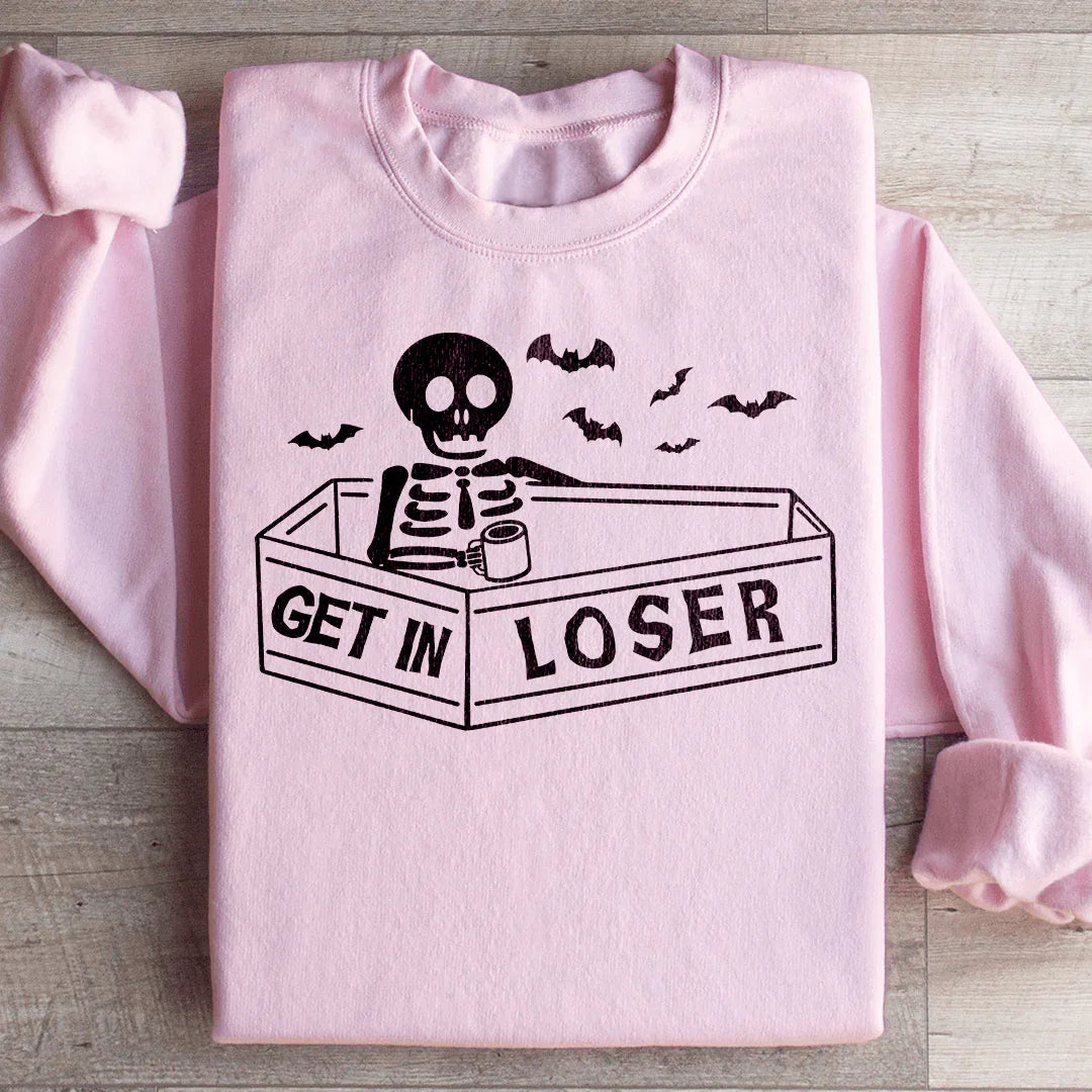 Get In Loser Halloween Sweatshirt