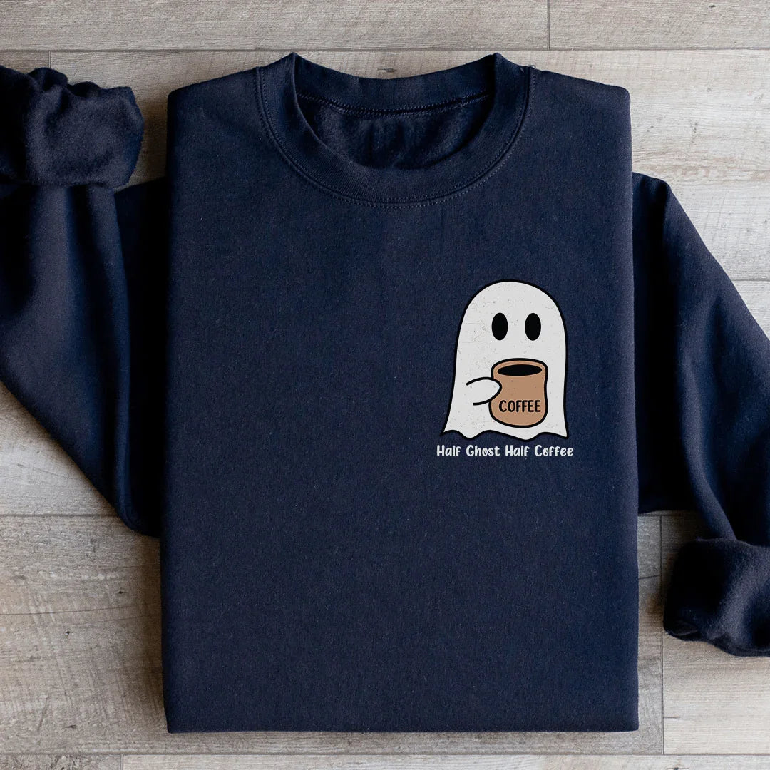 Half Ghost Half Coffee Sweatshirt