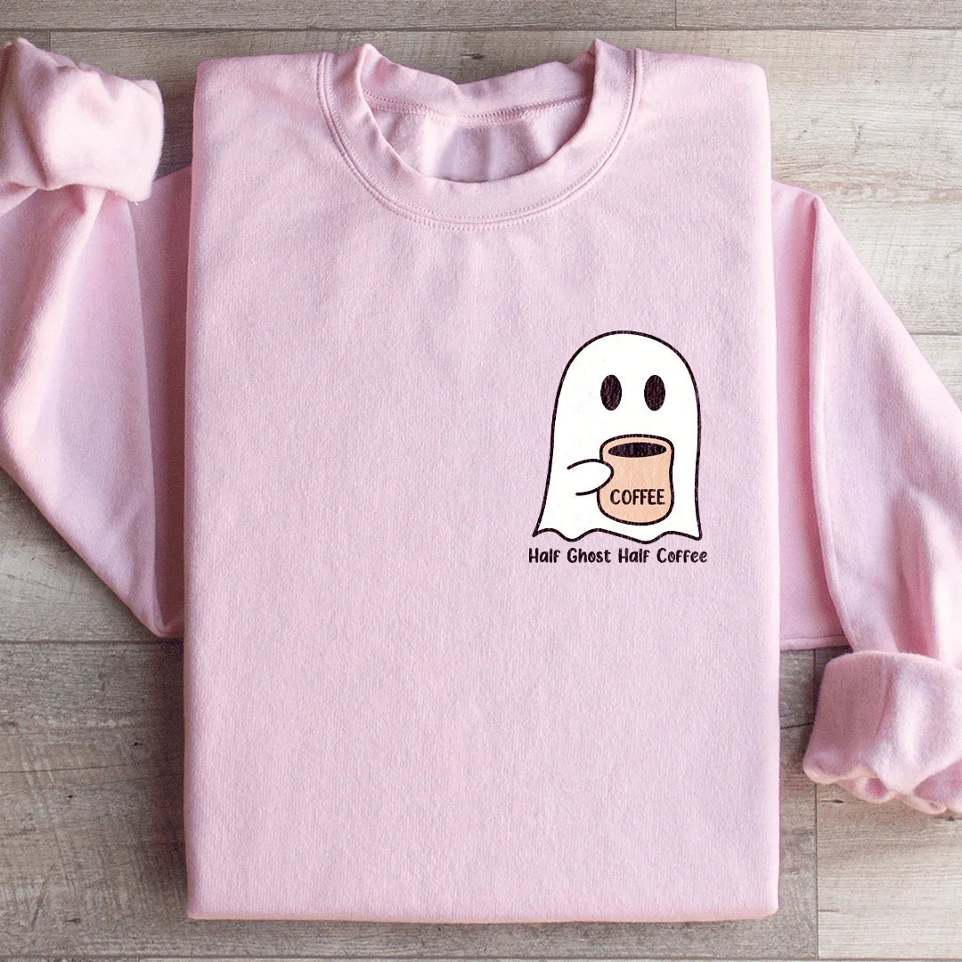 Half Ghost Half Coffee Sweatshirt