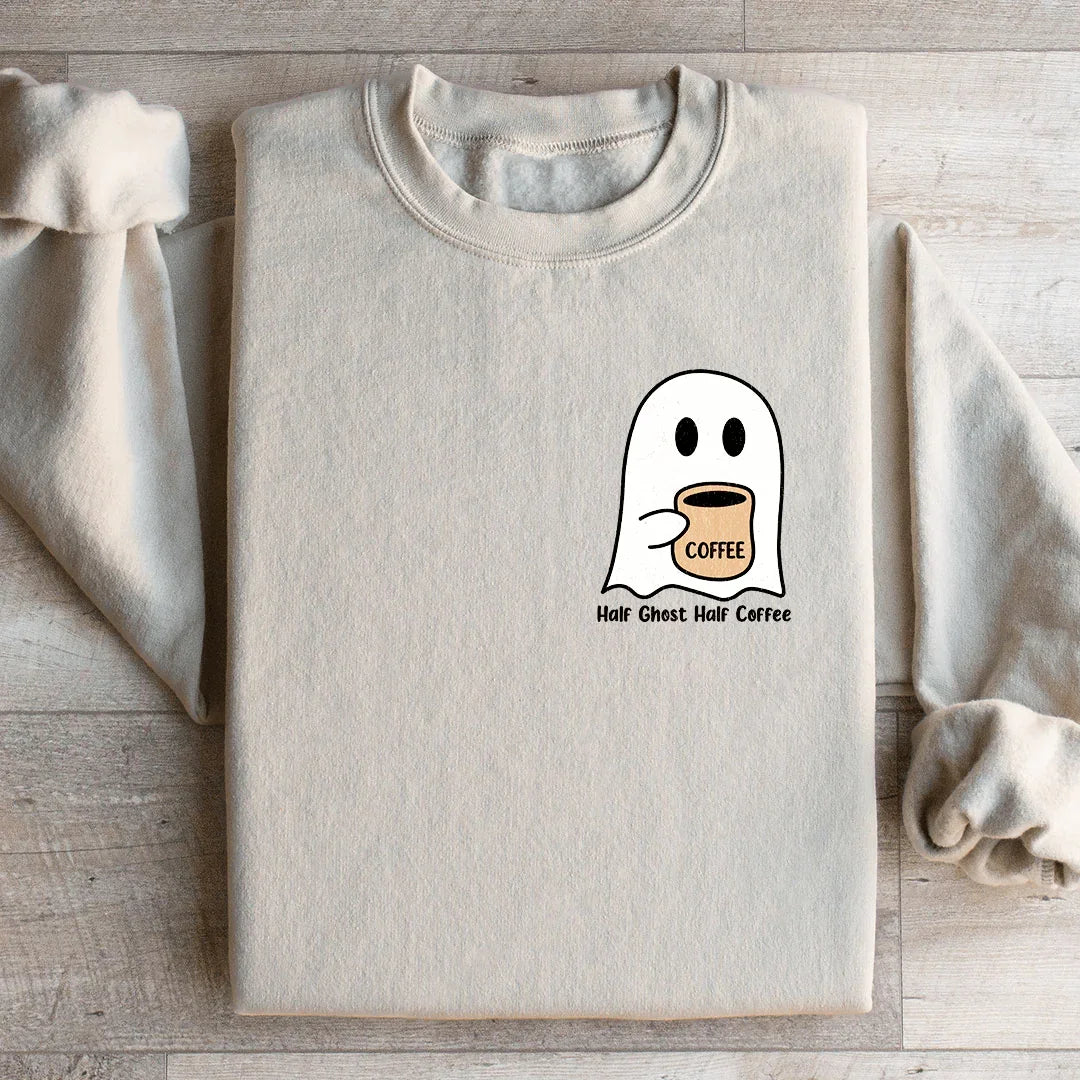 Half Ghost Half Coffee Sweatshirt