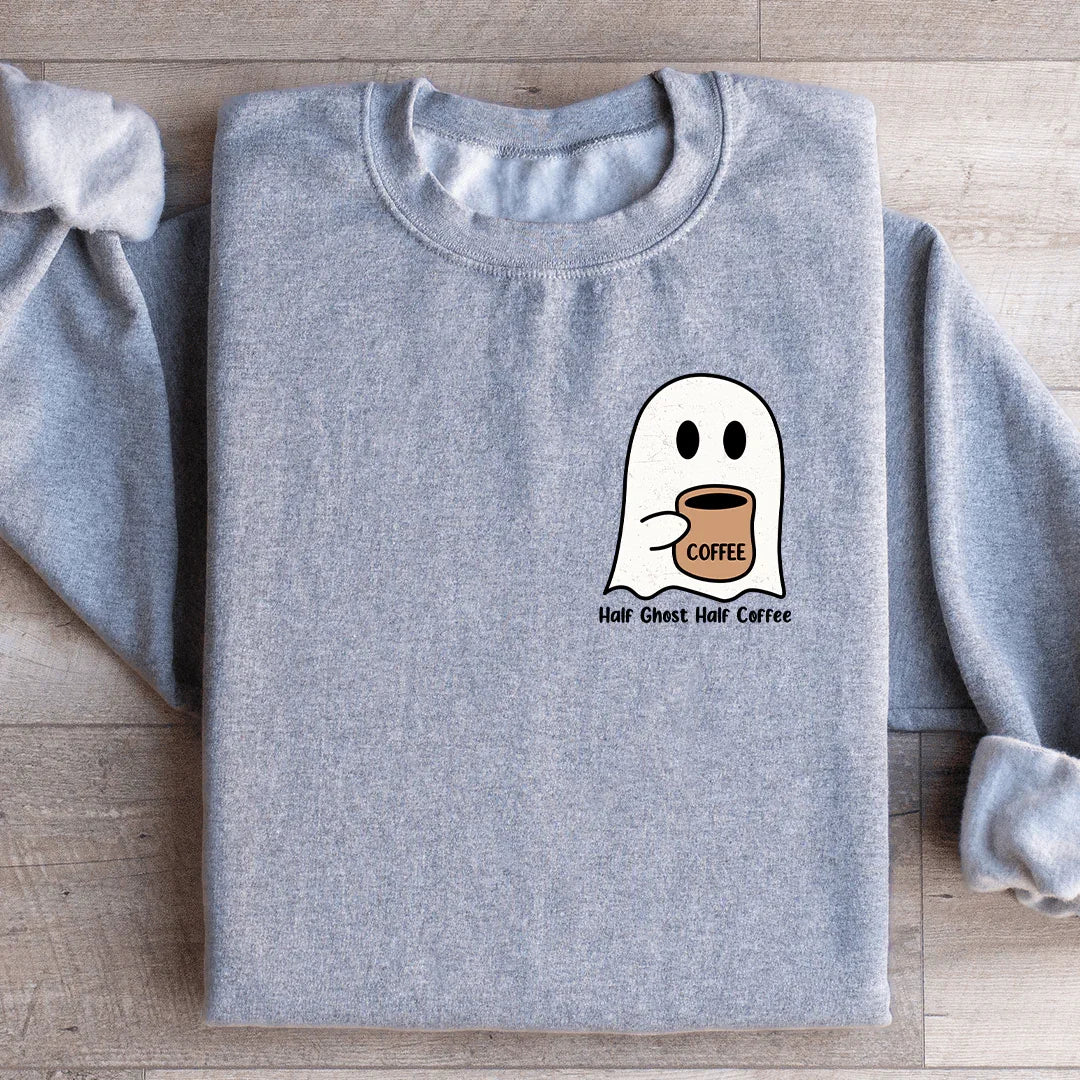 Half Ghost Half Coffee Sweatshirt