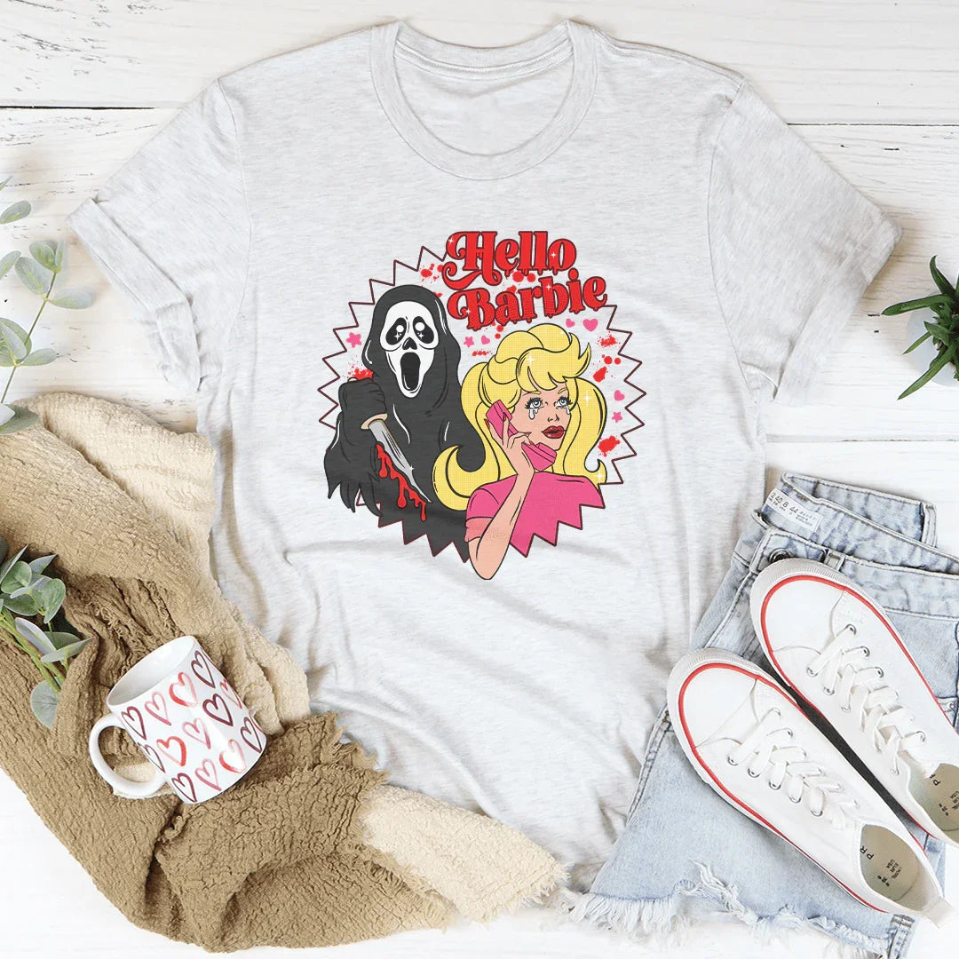 Ghost Mask Doll Hello Tee