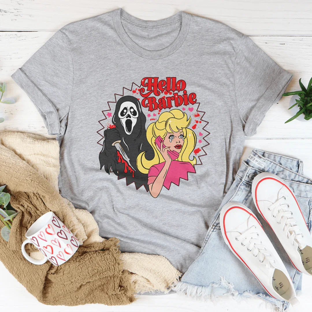 Ghost Mask Doll Hello Tee