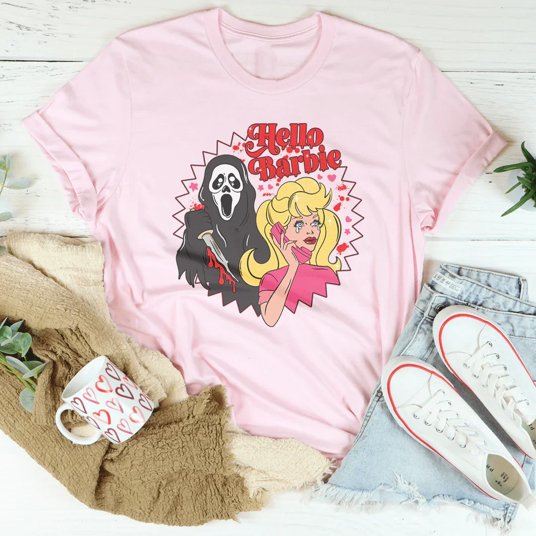 Ghost Mask Doll Hello Tee