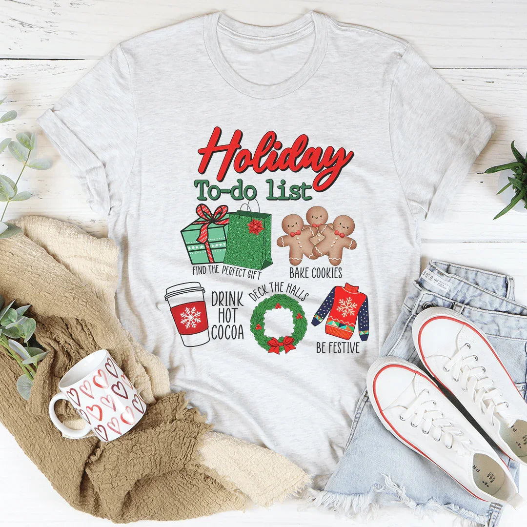 Holiday To Do List Tee