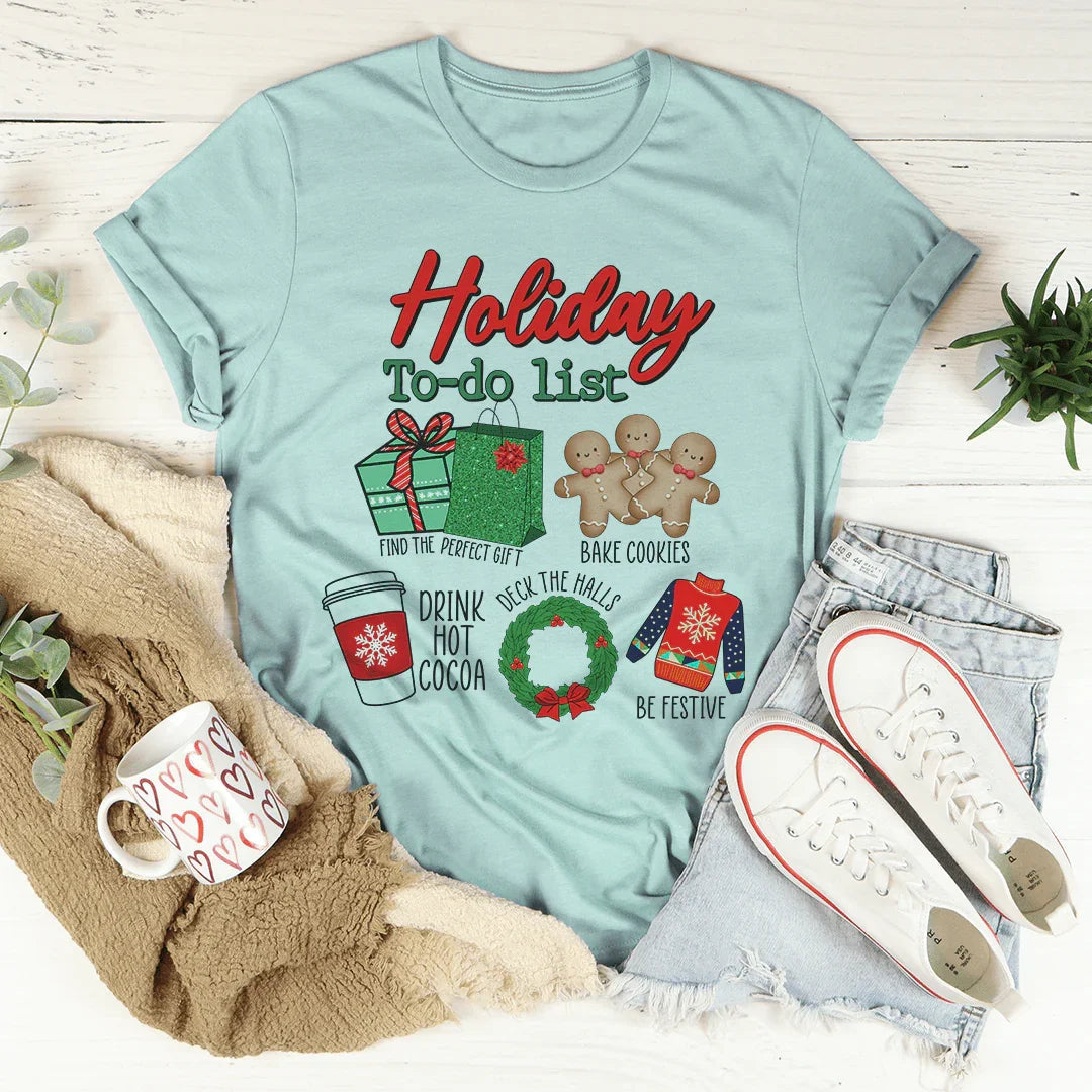 Holiday To Do List Tee