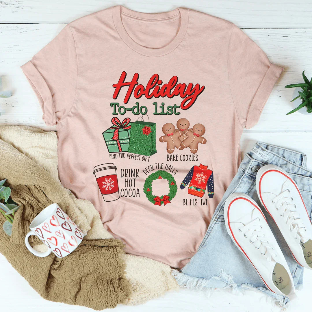 Holiday To Do List Tee