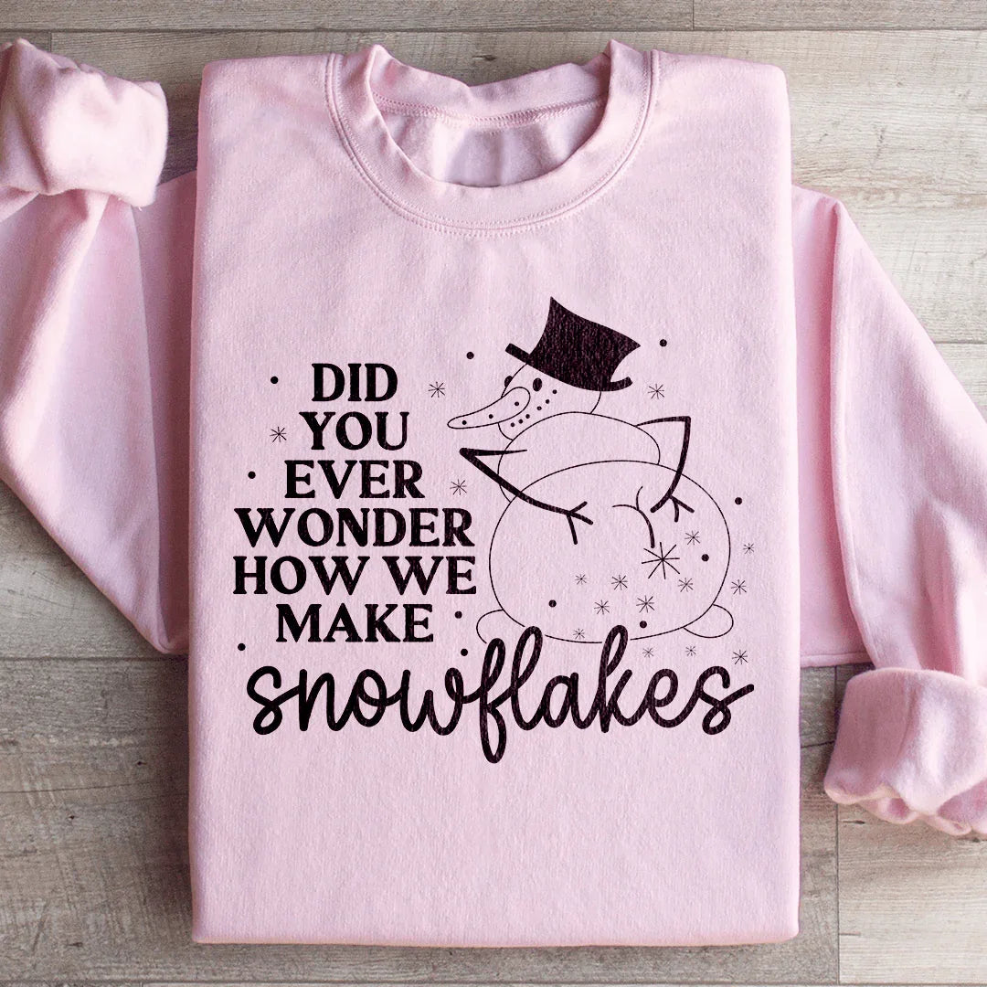 How Snowflakes Are Made Sweatshirt