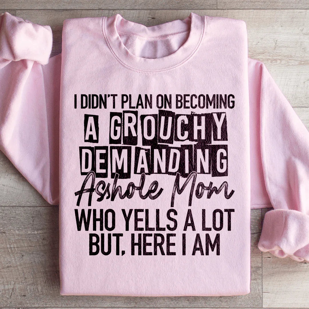I Didn't Plan On Becoming A Grouchy Mom Sweatshirt