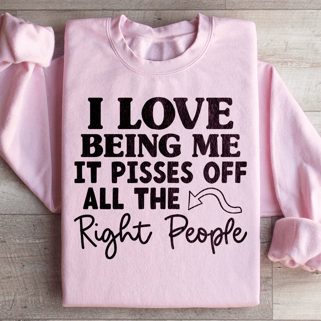 I Love Being Me Sweatshirt