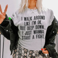 I Walk Around Like I'm Ok Tee