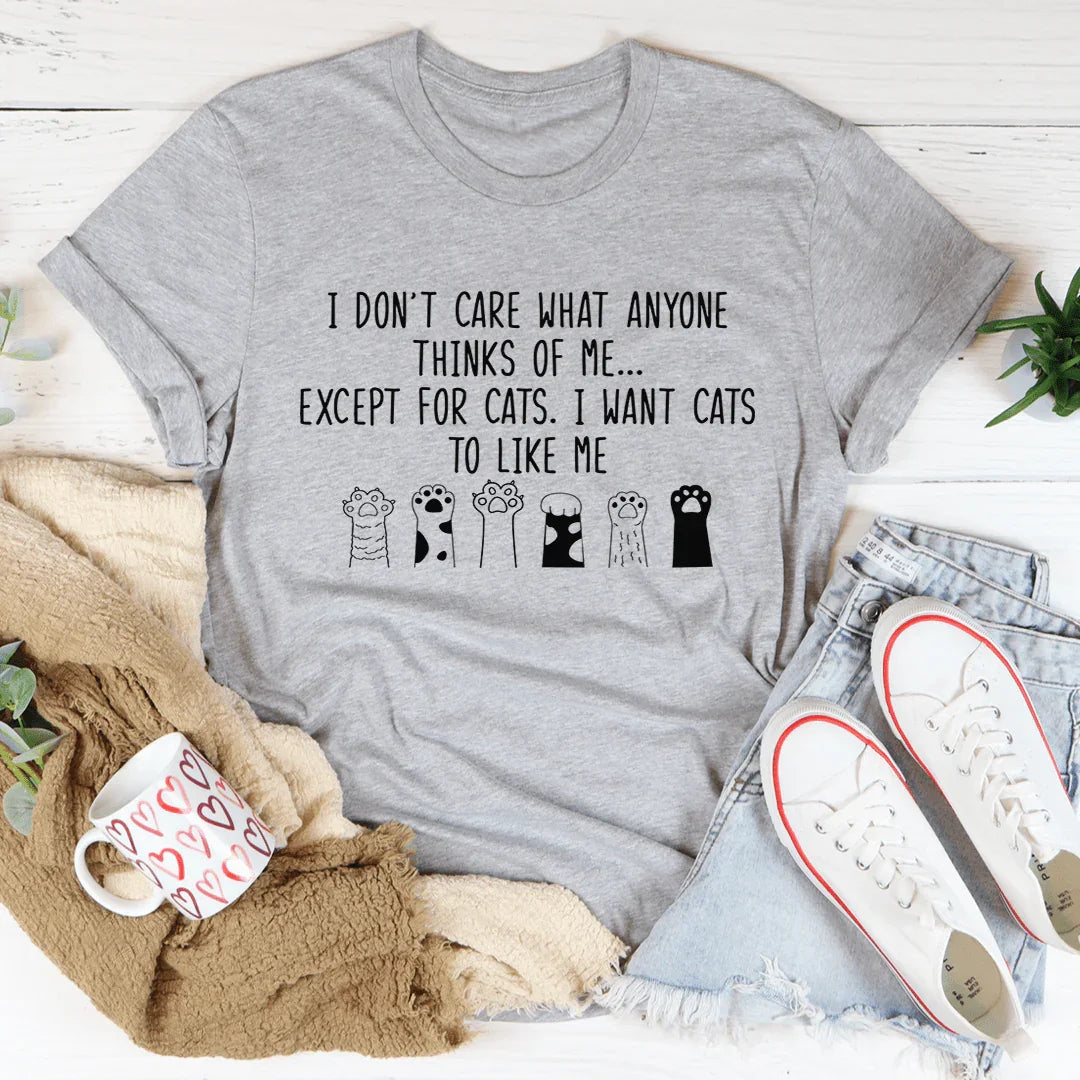 I Want Cats To Like Me Tee
