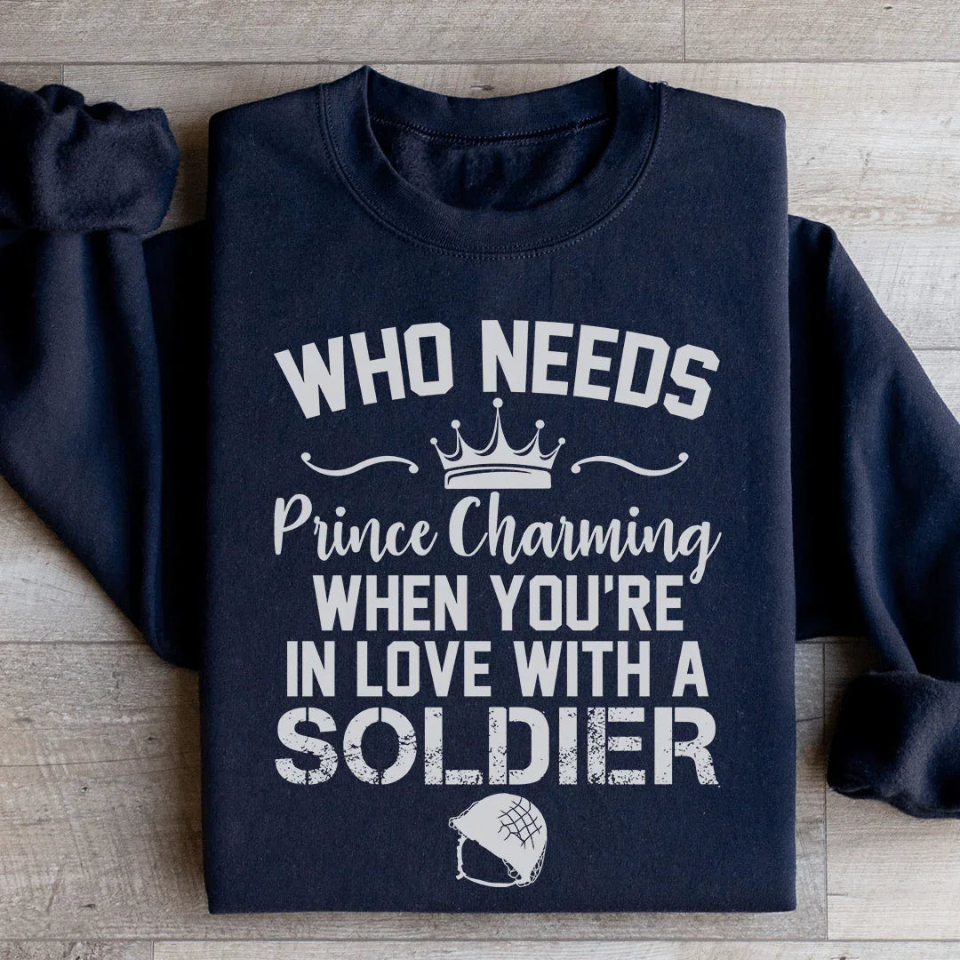 In Love With A Soldier Sweatshirt